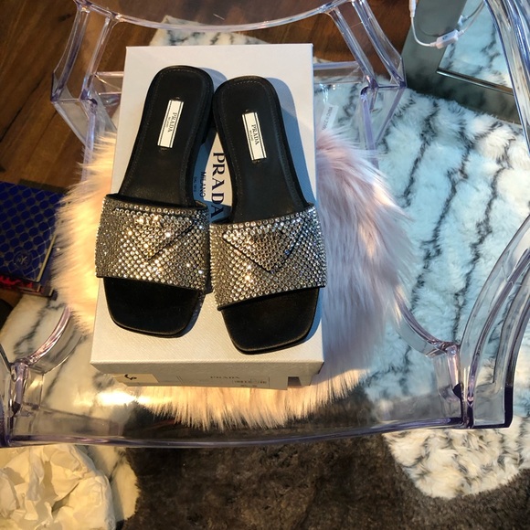 Prada slides with crystals - Picture 4 of 10